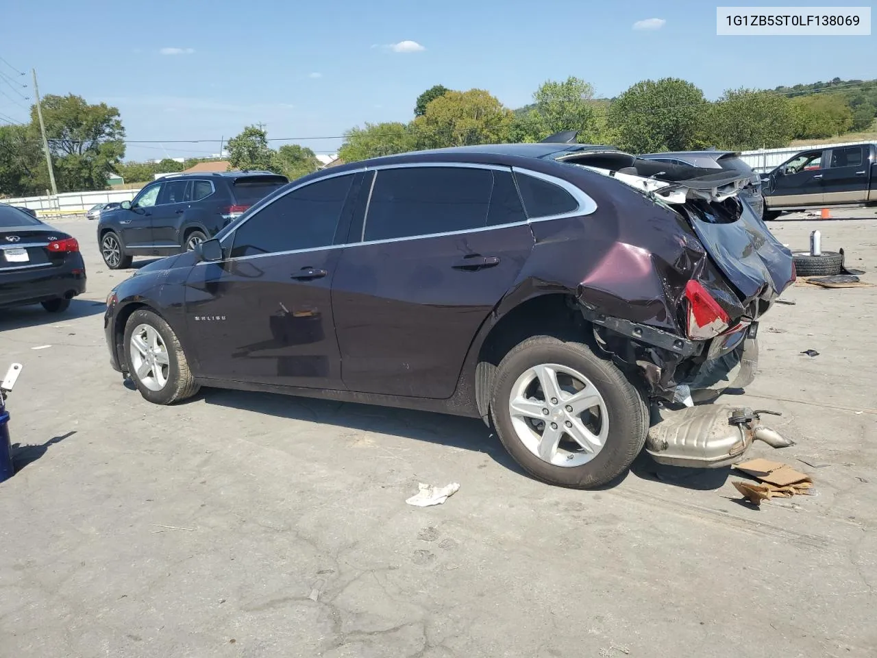 1G1ZB5ST0LF138069 2020 Chevrolet Malibu Ls