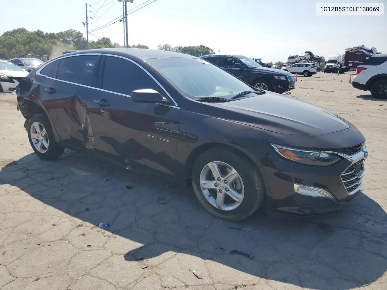 2020 Chevrolet Malibu Ls VIN: 1G1ZB5ST0LF138069 Lot: 69035134