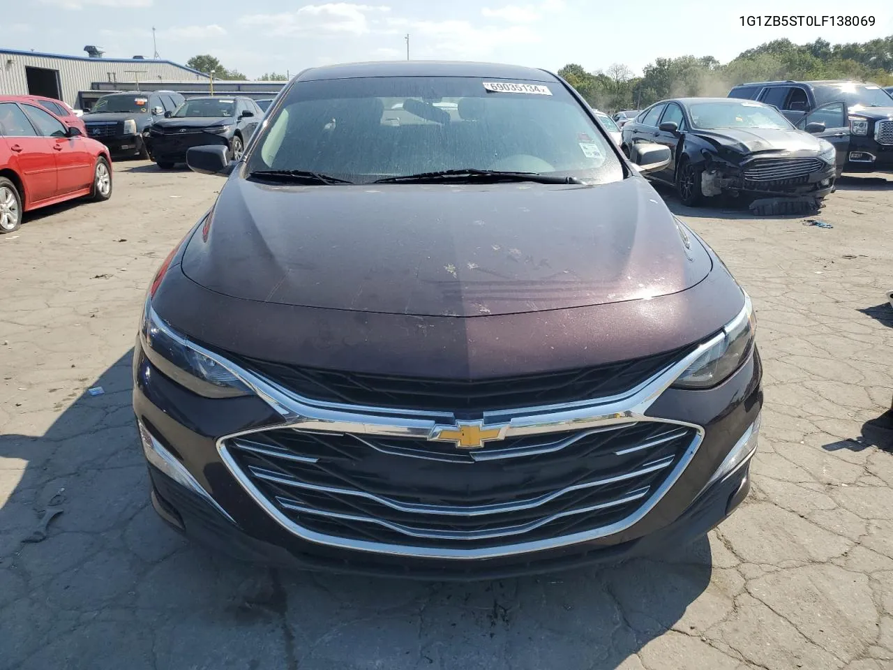 2020 Chevrolet Malibu Ls VIN: 1G1ZB5ST0LF138069 Lot: 69035134