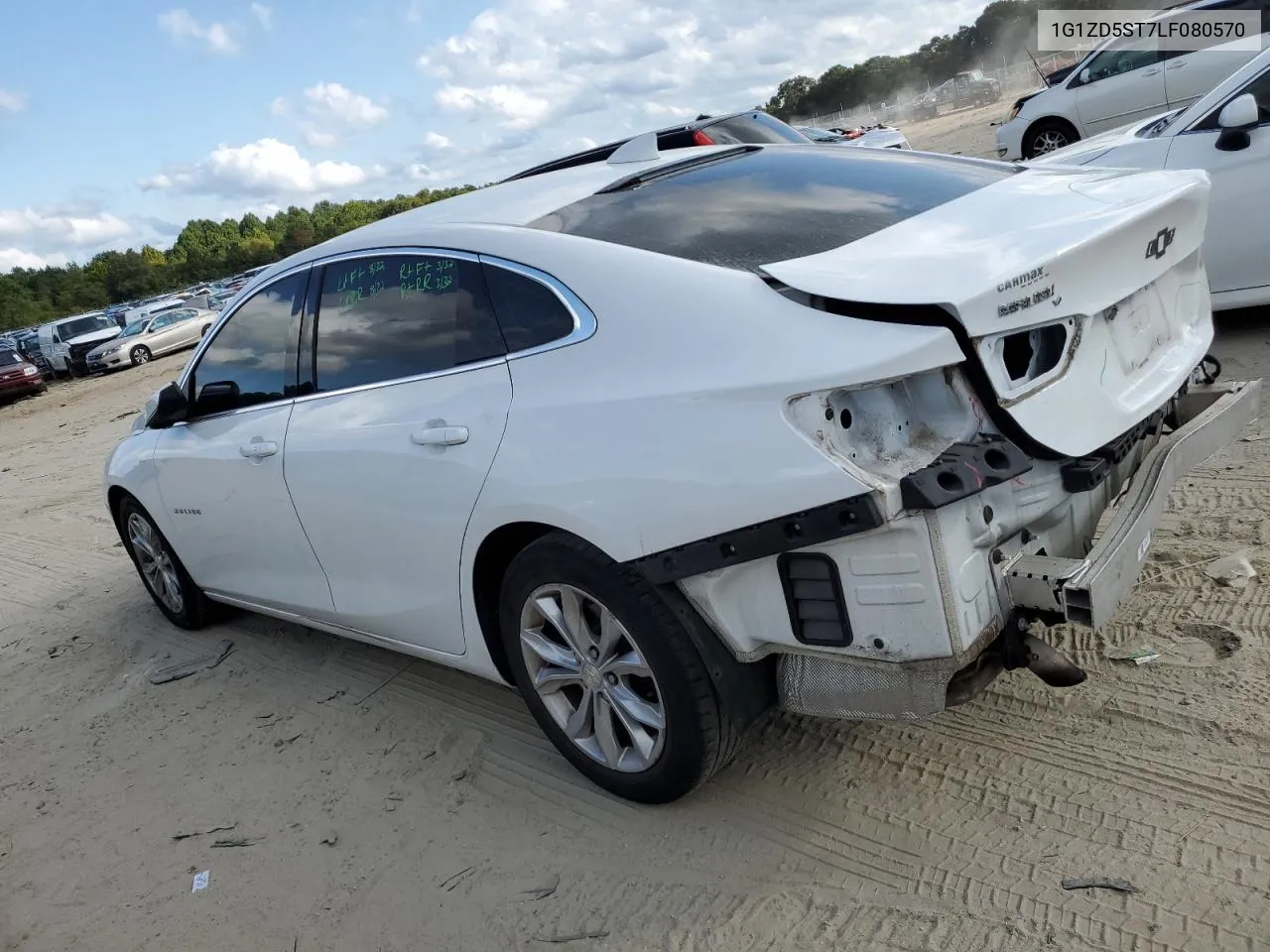 2020 Chevrolet Malibu Lt VIN: 1G1ZD5ST7LF080570 Lot: 69440354