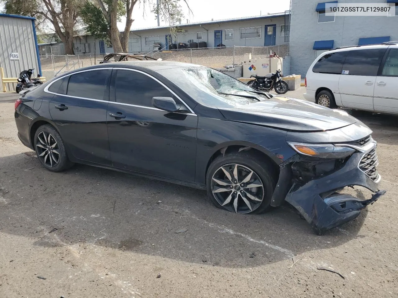 2020 Chevrolet Malibu Rs VIN: 1G1ZG5ST7LF129807 Lot: 69646984