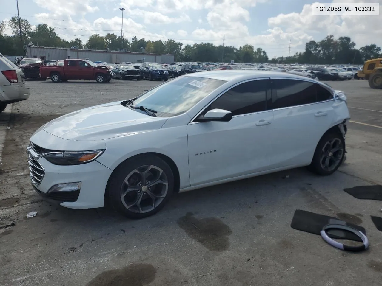 2020 Chevrolet Malibu Lt VIN: 1G1ZD5ST9LF103332 Lot: 69648324