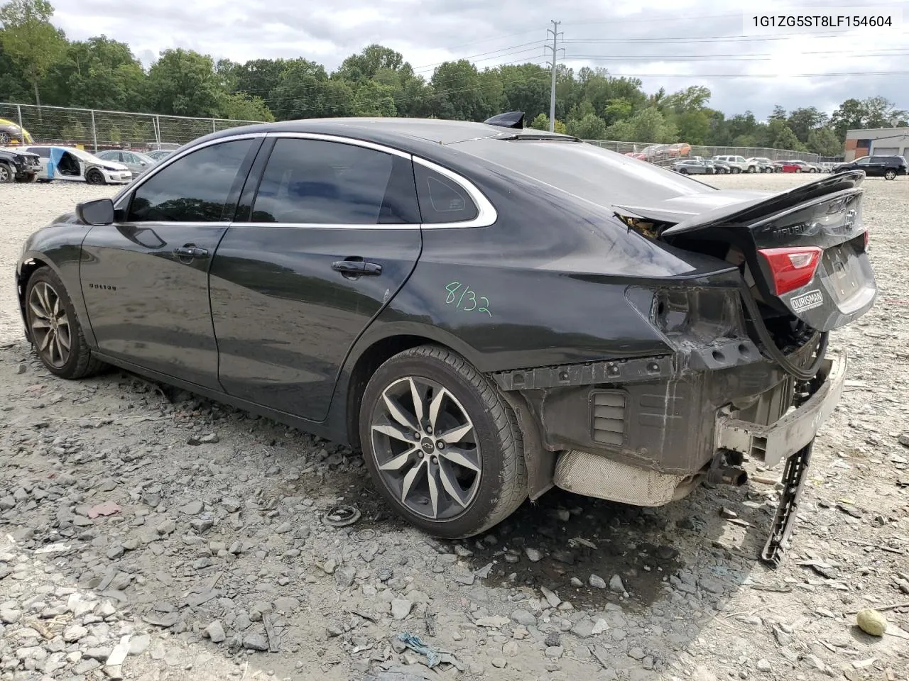 2020 Chevrolet Malibu Rs VIN: 1G1ZG5ST8LF154604 Lot: 70017894