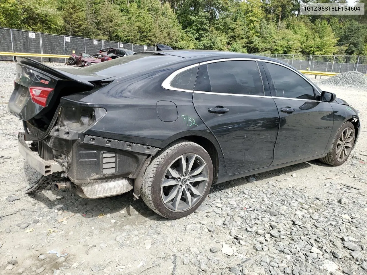 2020 Chevrolet Malibu Rs VIN: 1G1ZG5ST8LF154604 Lot: 70017894