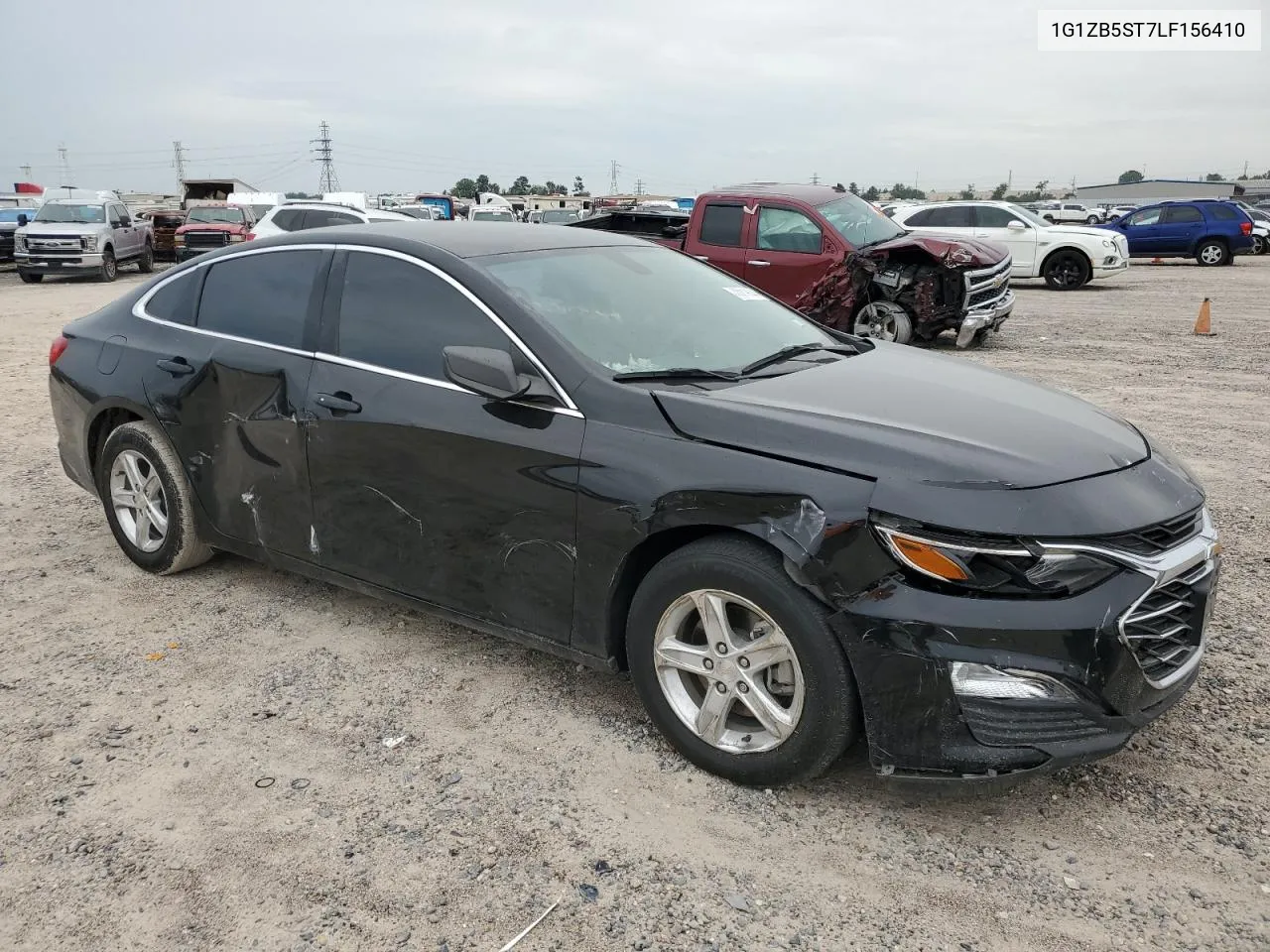 2020 Chevrolet Malibu Ls VIN: 1G1ZB5ST7LF156410 Lot: 70219344