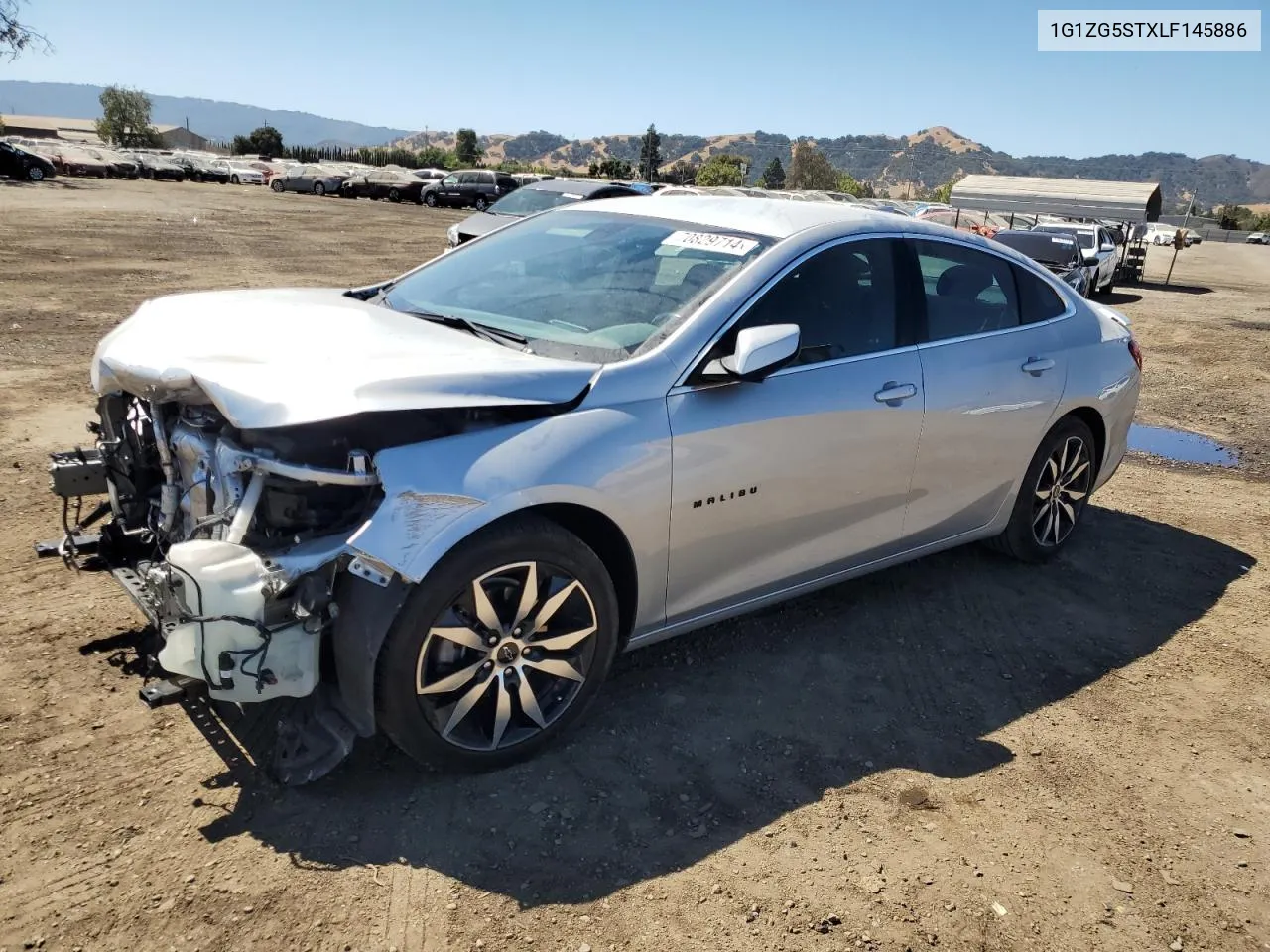 2020 Chevrolet Malibu Rs VIN: 1G1ZG5STXLF145886 Lot: 70829714