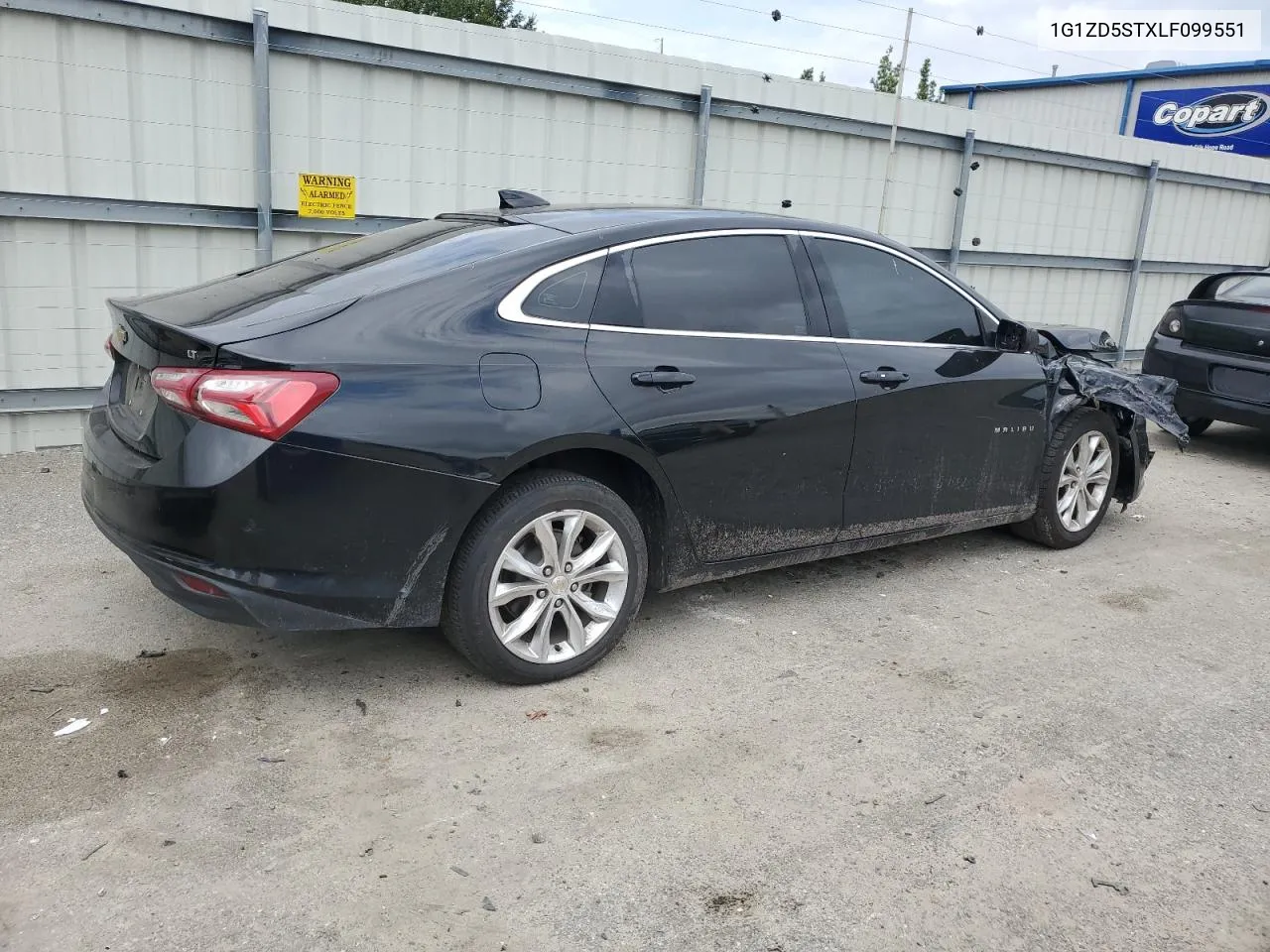 2020 Chevrolet Malibu Lt VIN: 1G1ZD5STXLF099551 Lot: 70881534