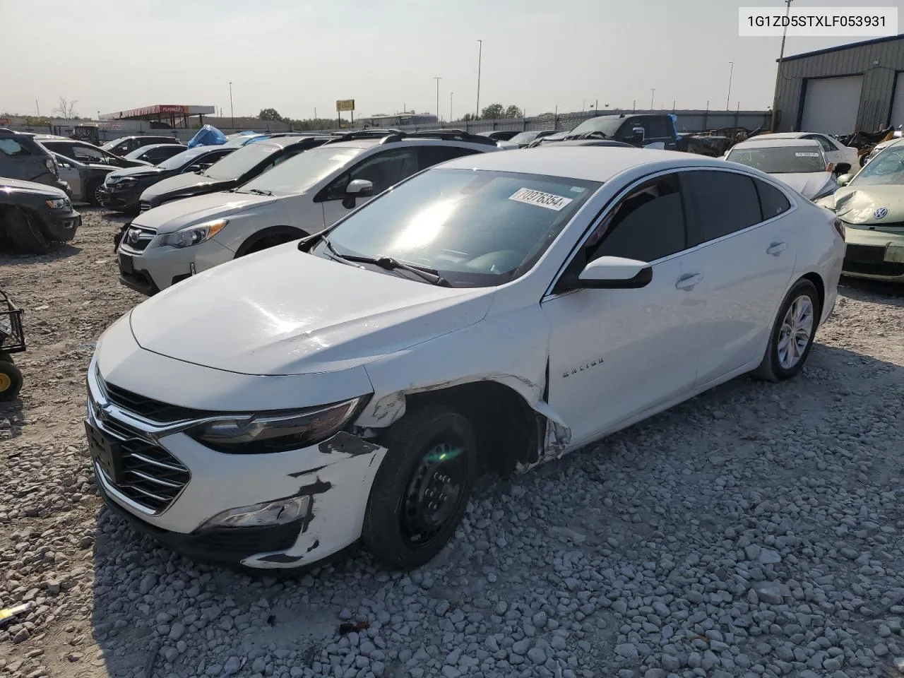 2020 Chevrolet Malibu Lt VIN: 1G1ZD5STXLF053931 Lot: 70976354