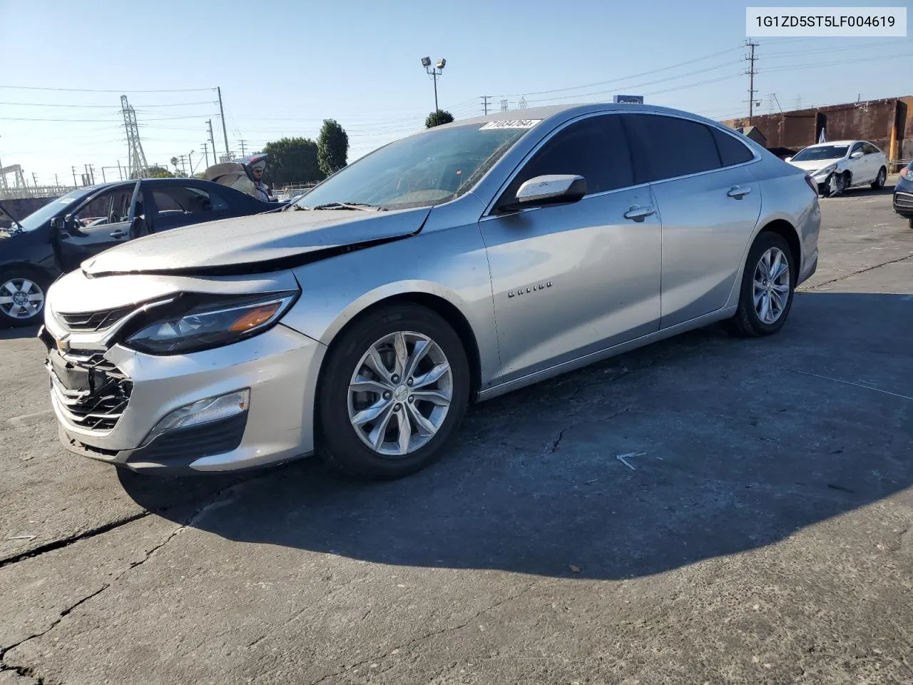 2020 Chevrolet Malibu Lt VIN: 1G1ZD5ST5LF004619 Lot: 71034764