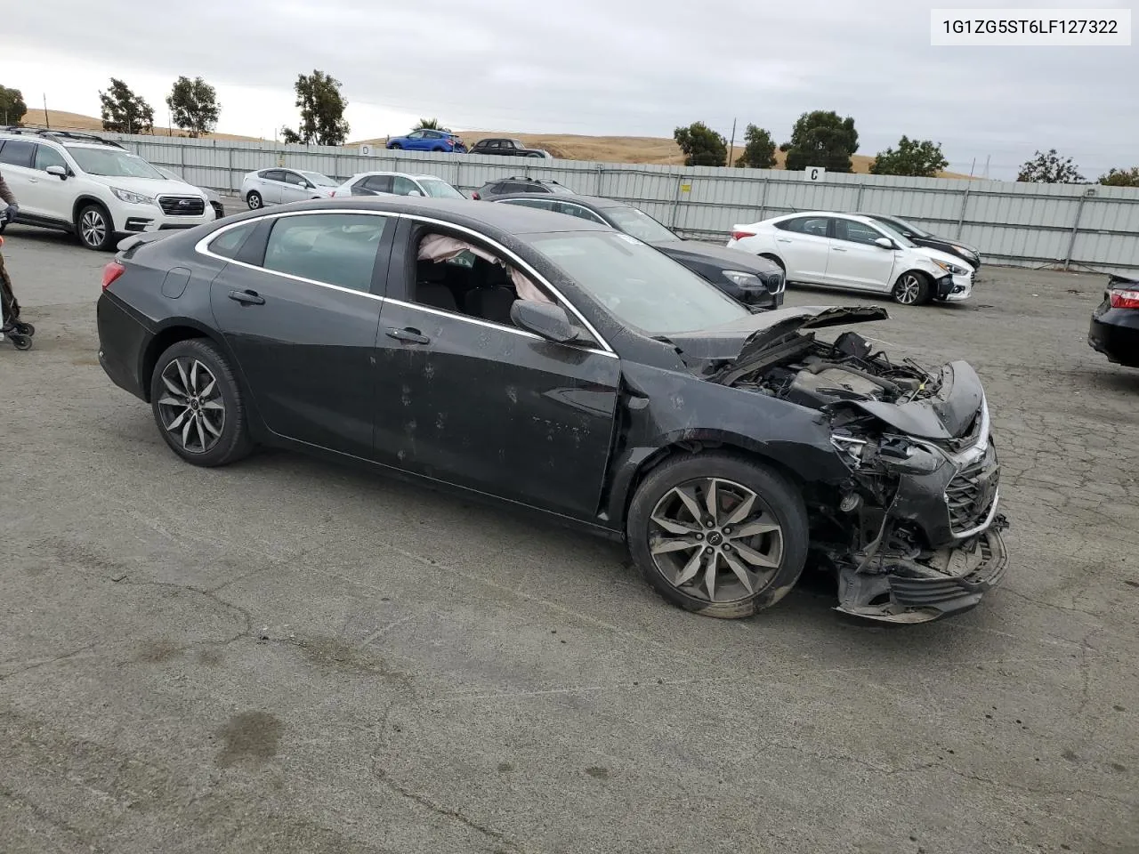 2020 Chevrolet Malibu Rs VIN: 1G1ZG5ST6LF127322 Lot: 71062654