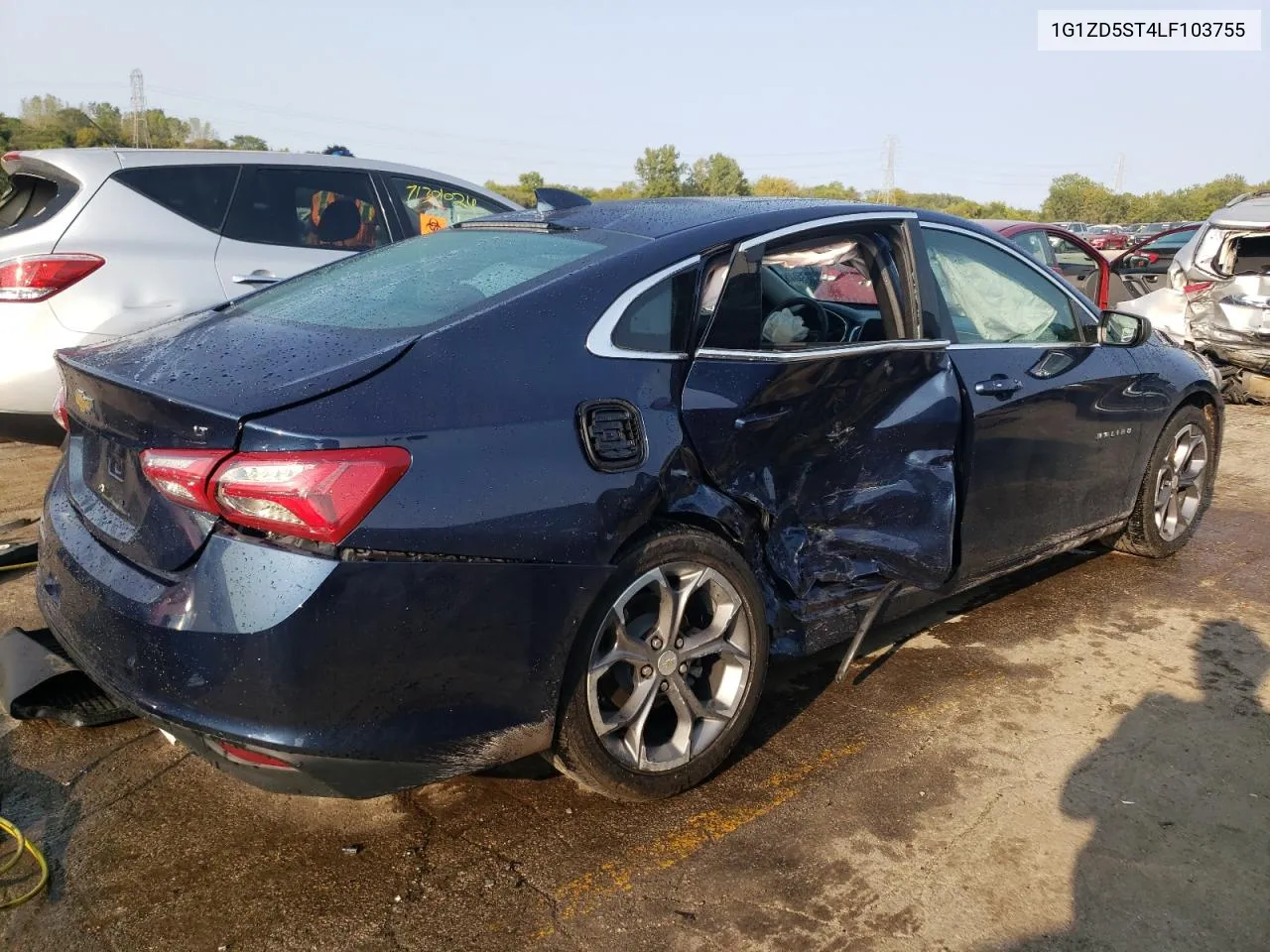 2020 Chevrolet Malibu Lt VIN: 1G1ZD5ST4LF103755 Lot: 71103874