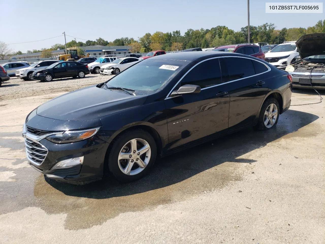 2020 Chevrolet Malibu Ls VIN: 1G1ZB5ST7LF005695 Lot: 71108364