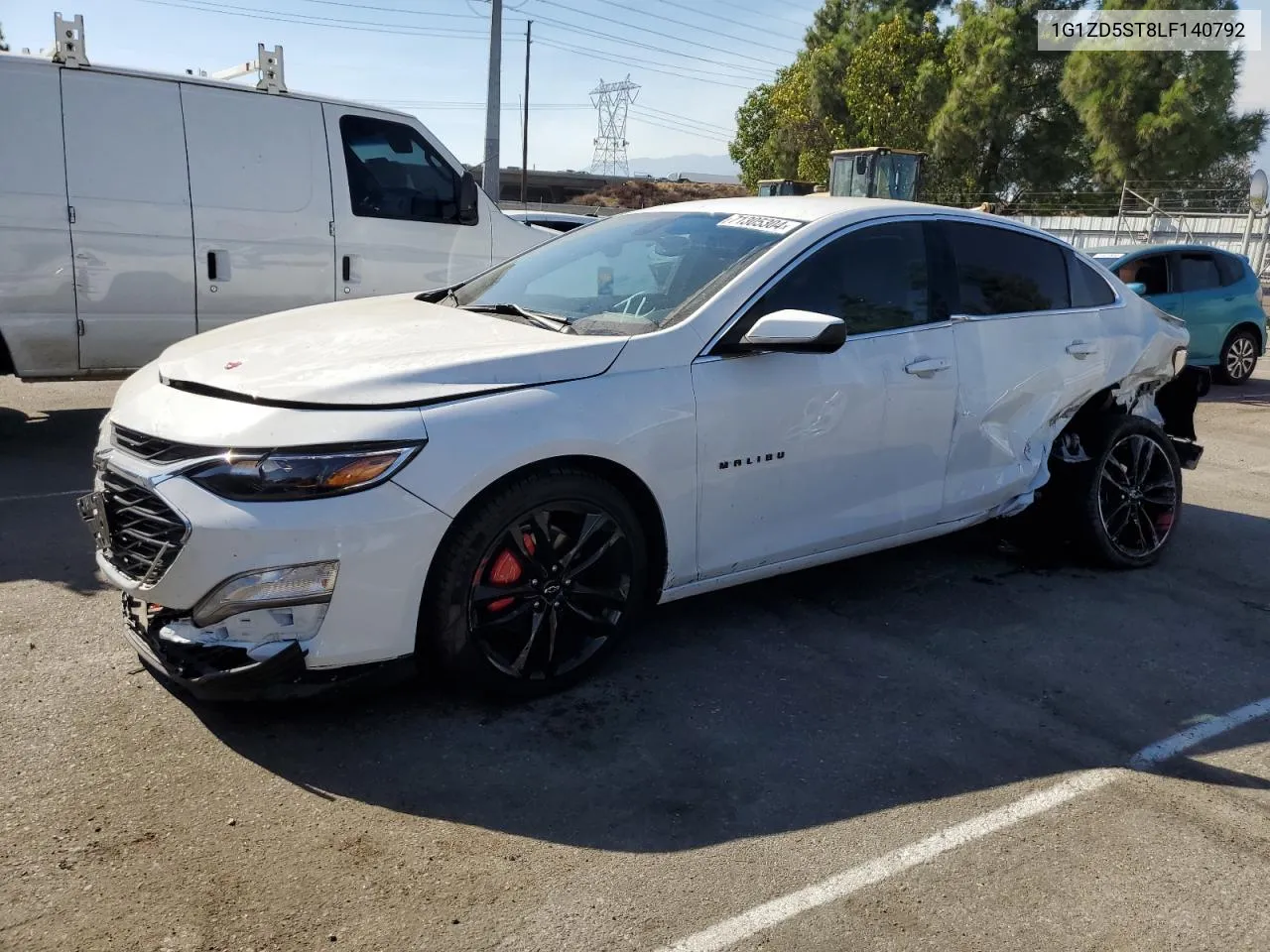 2020 Chevrolet Malibu Lt VIN: 1G1ZD5ST8LF140792 Lot: 71305304