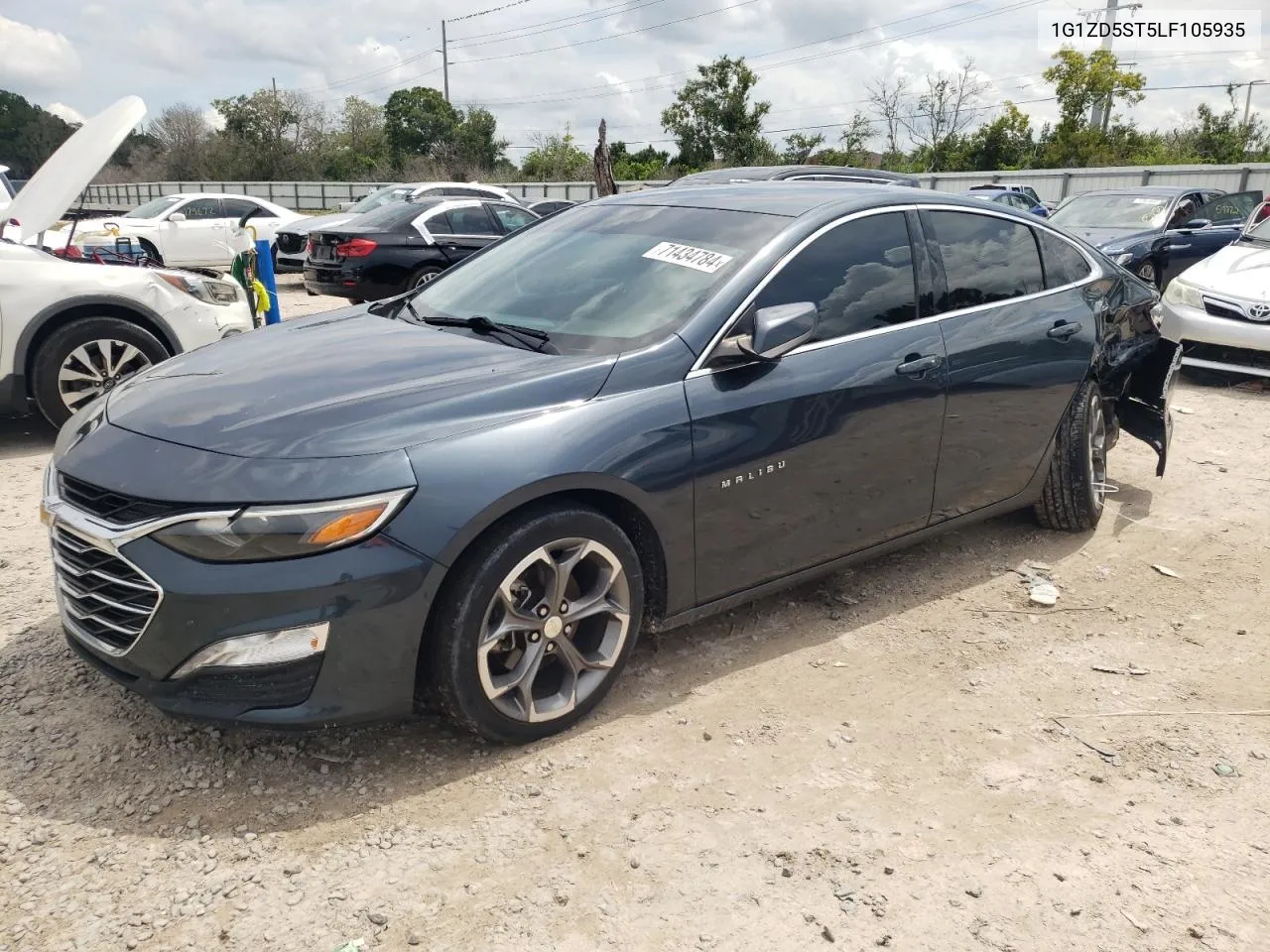 2020 Chevrolet Malibu Lt VIN: 1G1ZD5ST5LF105935 Lot: 71434784