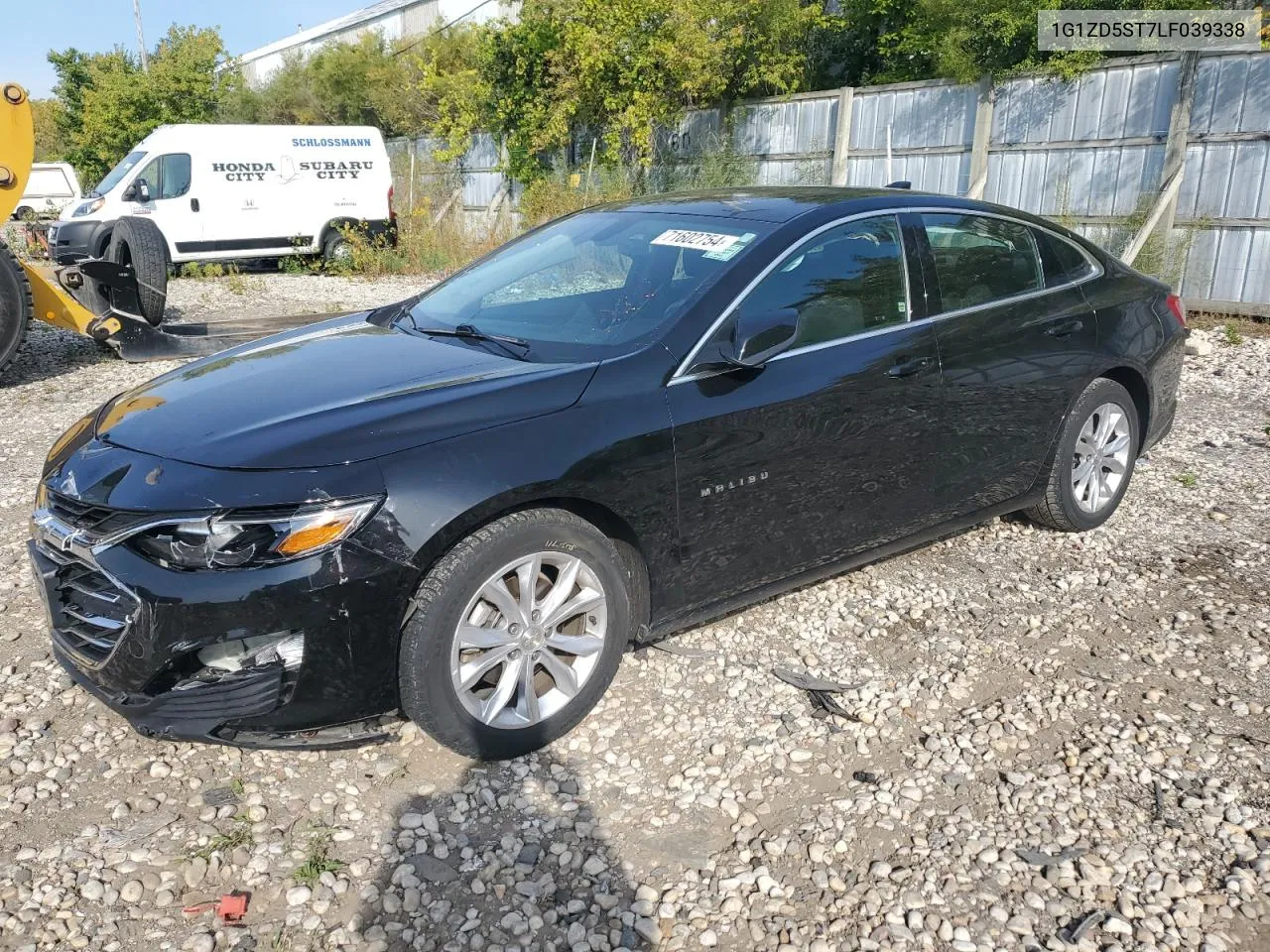 2020 Chevrolet Malibu Lt VIN: 1G1ZD5ST7LF039338 Lot: 71602754