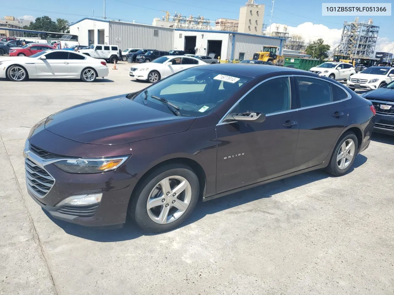 2020 Chevrolet Malibu Ls VIN: 1G1ZB5ST9LF051366 Lot: 71677914