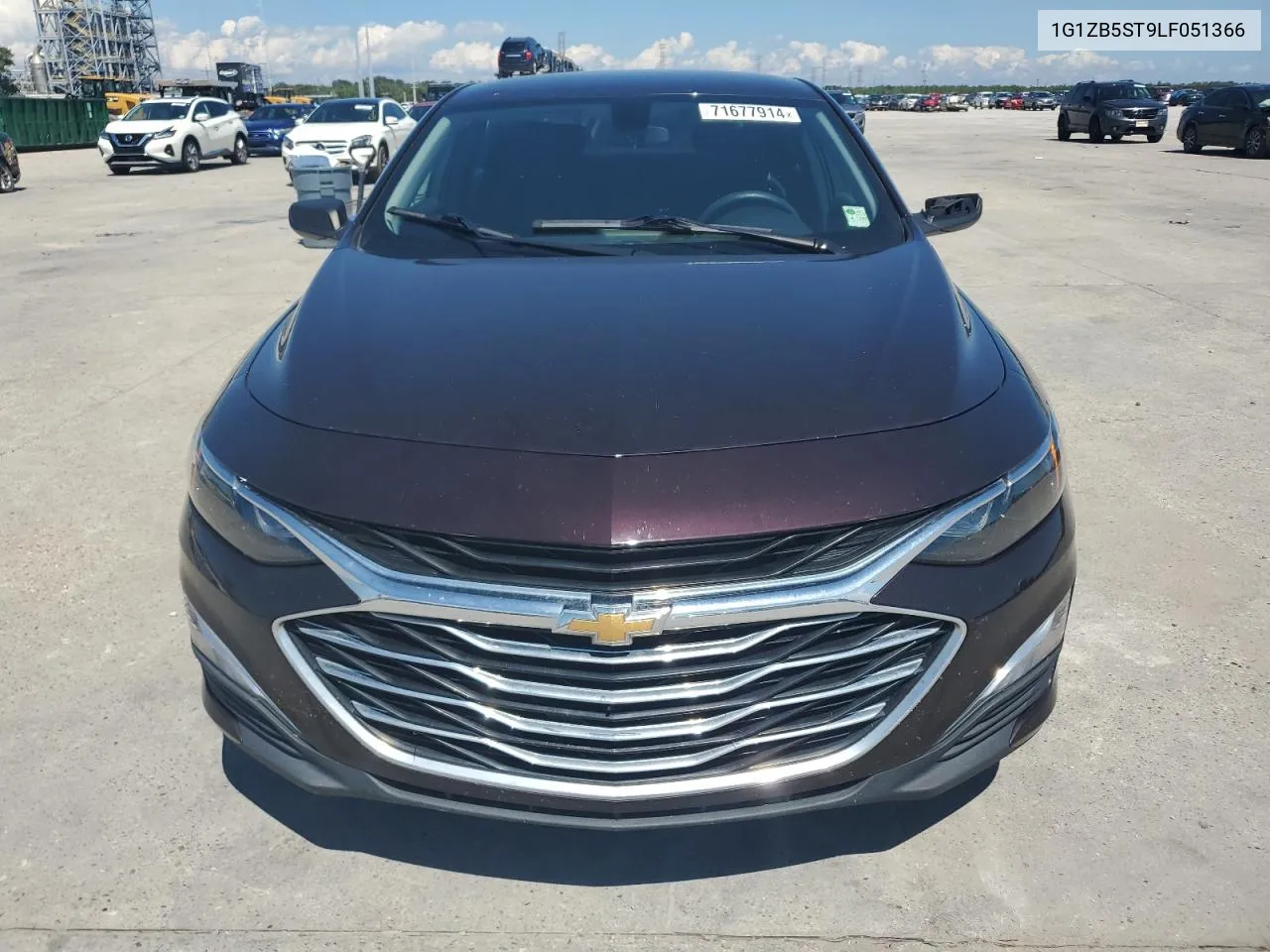 2020 Chevrolet Malibu Ls VIN: 1G1ZB5ST9LF051366 Lot: 71677914