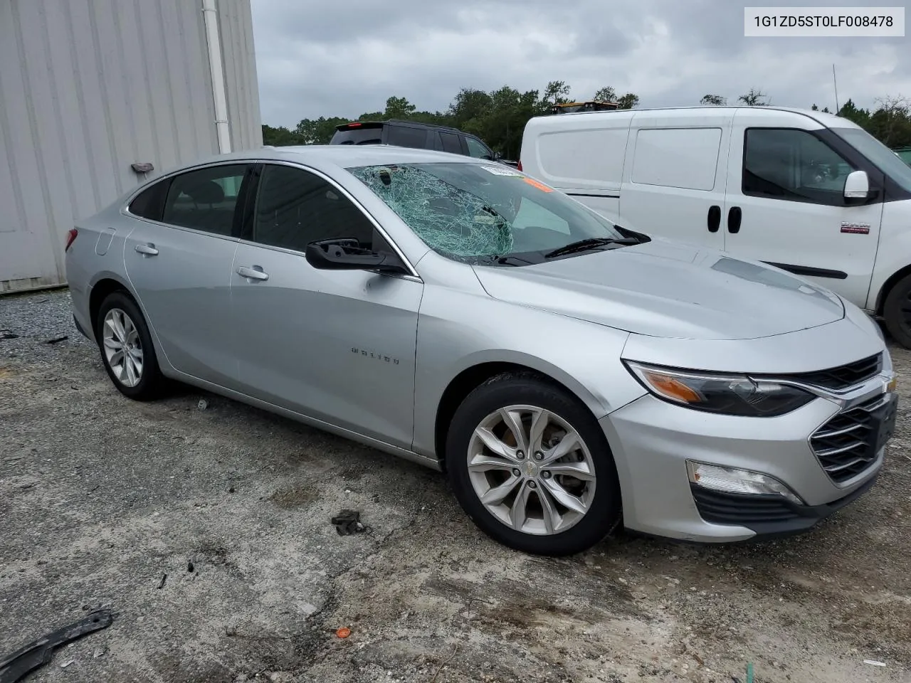 1G1ZD5ST0LF008478 2020 Chevrolet Malibu Lt