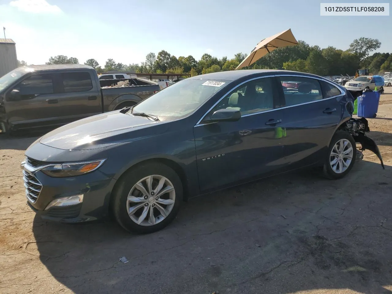 2020 Chevrolet Malibu Lt VIN: 1G1ZD5ST1LF058208 Lot: 71917034