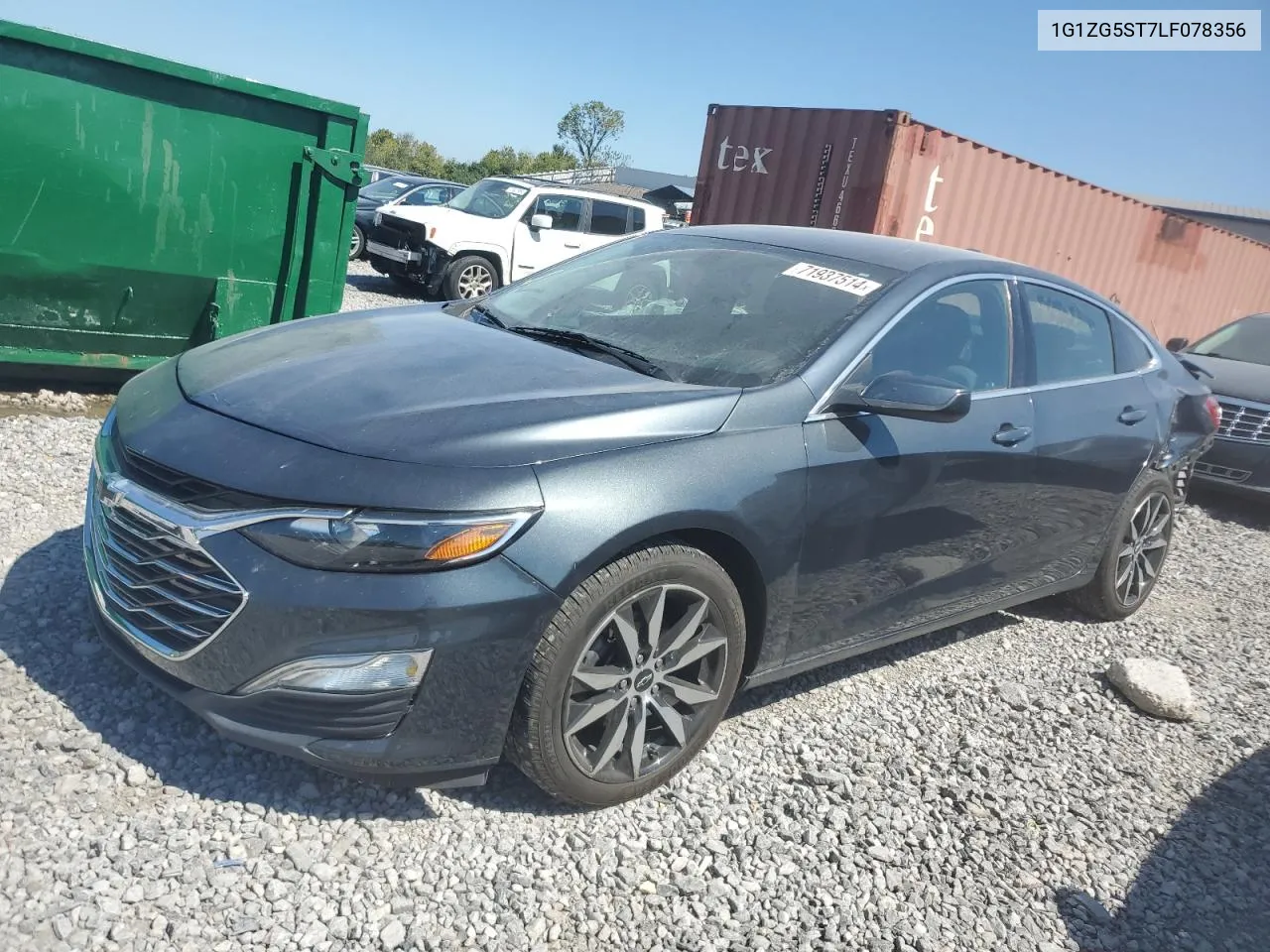 2020 Chevrolet Malibu Rs VIN: 1G1ZG5ST7LF078356 Lot: 71937514