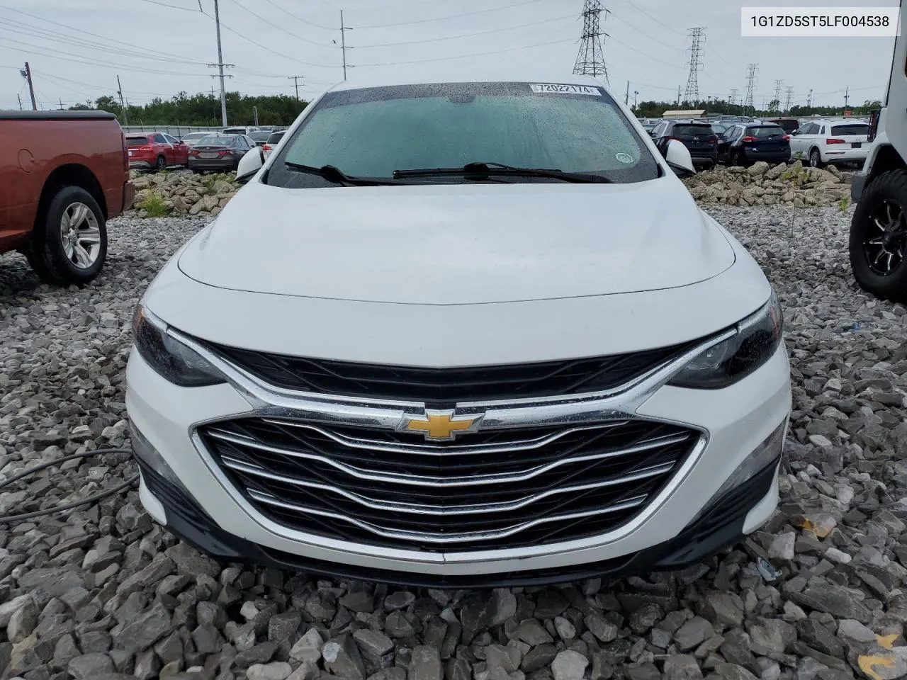 2020 Chevrolet Malibu Lt VIN: 1G1ZD5ST5LF004538 Lot: 72022174