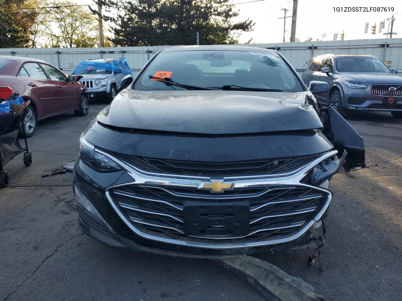 2020 Chevrolet Malibu Lt VIN: 1G1ZD5ST2LF087619 Lot: 72189564