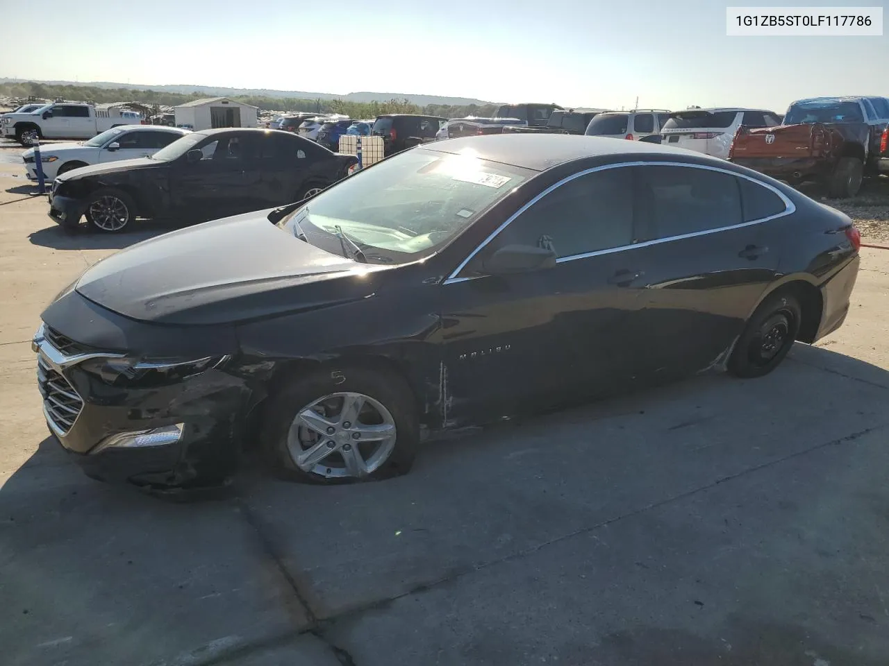 2020 Chevrolet Malibu Ls VIN: 1G1ZB5ST0LF117786 Lot: 72207974