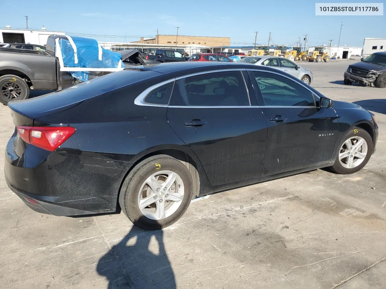 2020 Chevrolet Malibu Ls VIN: 1G1ZB5ST0LF117786 Lot: 72207974