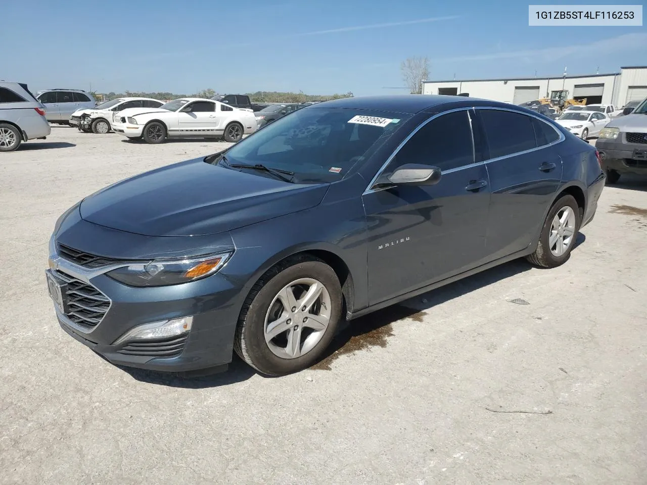 2020 Chevrolet Malibu Ls VIN: 1G1ZB5ST4LF116253 Lot: 72280954