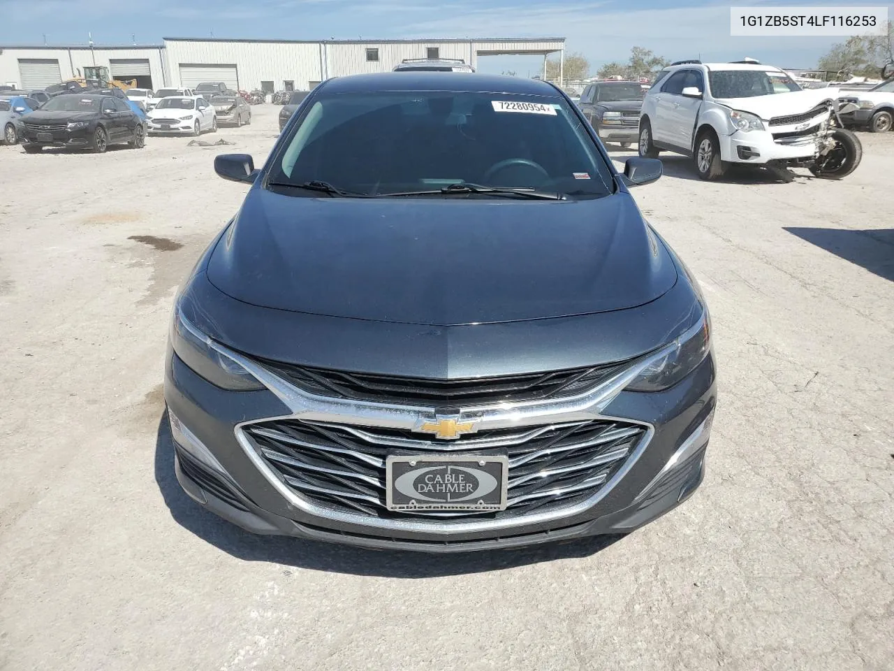 2020 Chevrolet Malibu Ls VIN: 1G1ZB5ST4LF116253 Lot: 72280954