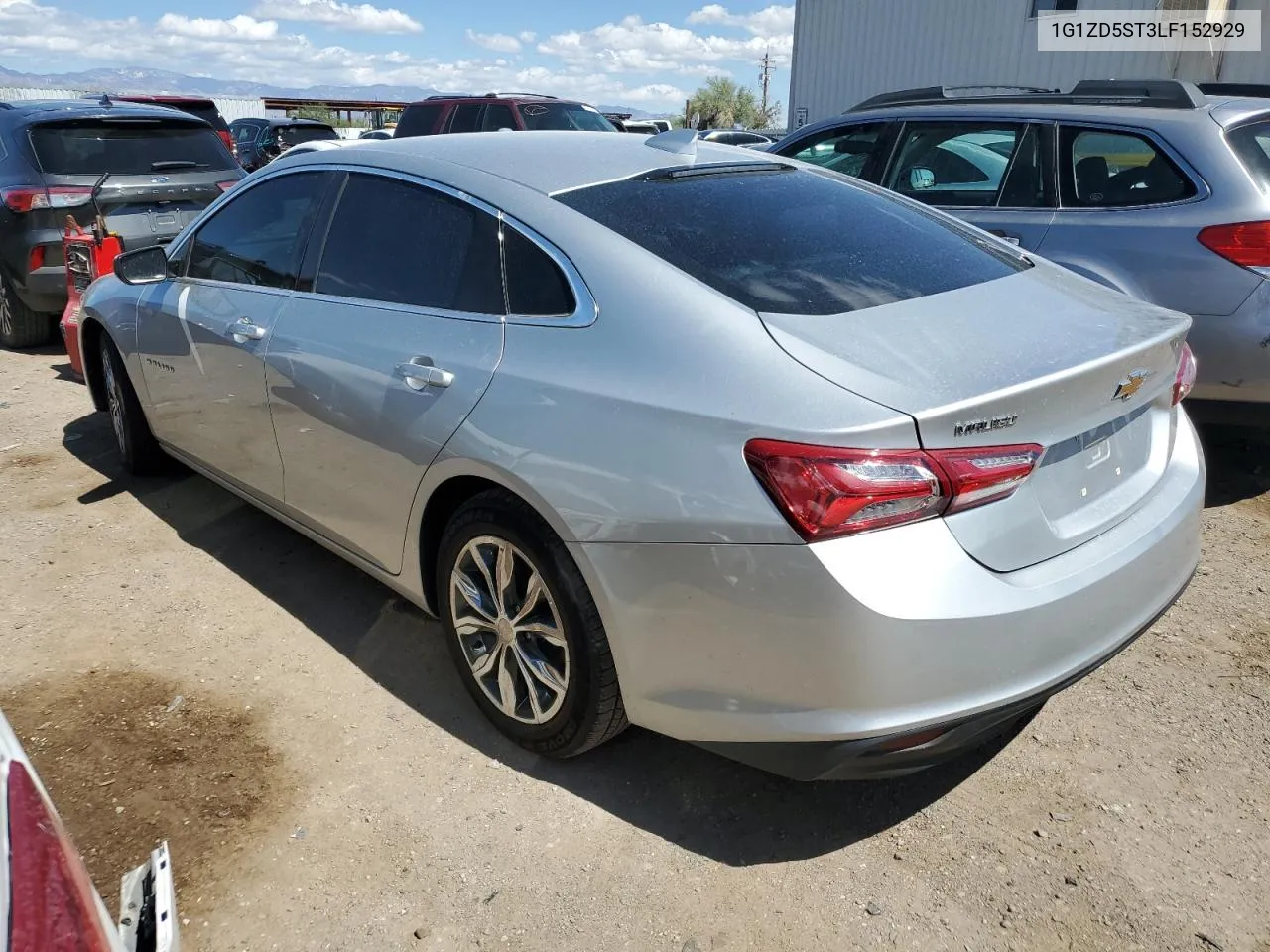 2020 Chevrolet Malibu Lt VIN: 1G1ZD5ST3LF152929 Lot: 72360624