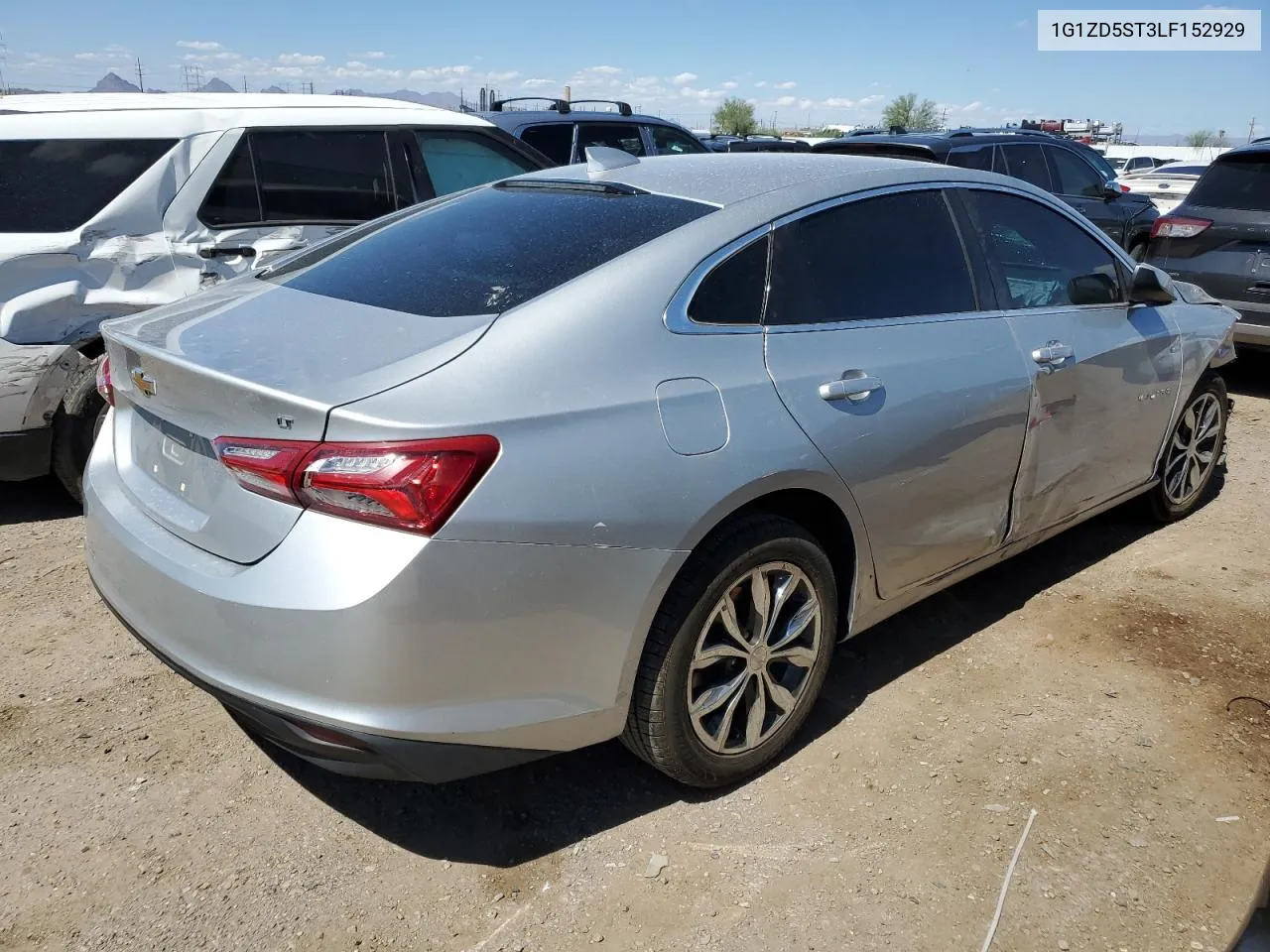 2020 Chevrolet Malibu Lt VIN: 1G1ZD5ST3LF152929 Lot: 72360624