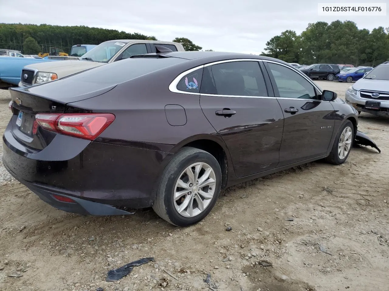 2020 Chevrolet Malibu Lt VIN: 1G1ZD5ST4LF016776 Lot: 72409754