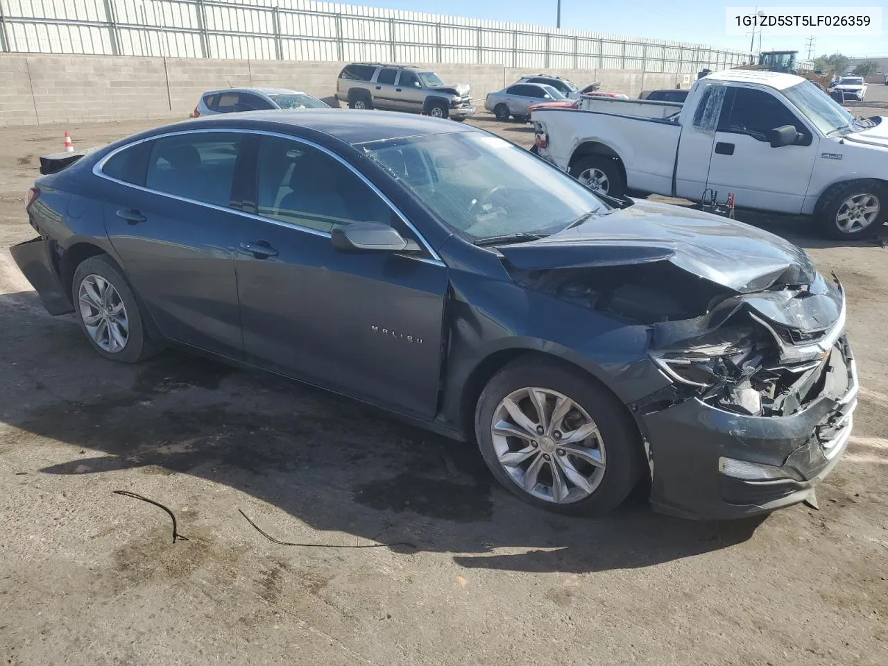 2020 Chevrolet Malibu Lt VIN: 1G1ZD5ST5LF026359 Lot: 72410594