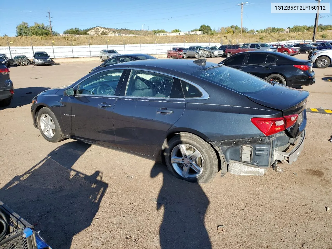 2020 Chevrolet Malibu Ls VIN: 1G1ZB5ST2LF150112 Lot: 72632334