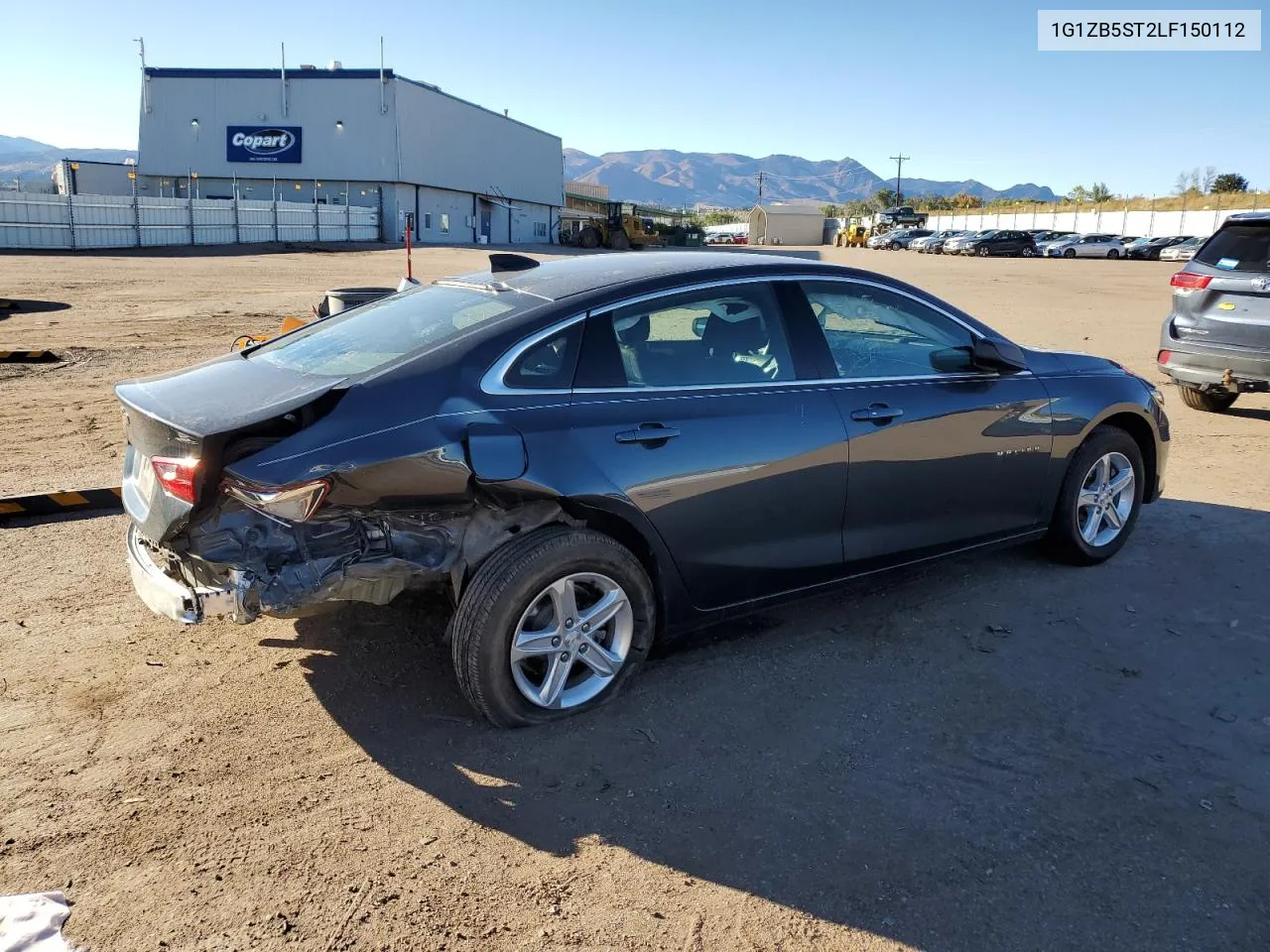 2020 Chevrolet Malibu Ls VIN: 1G1ZB5ST2LF150112 Lot: 72632334