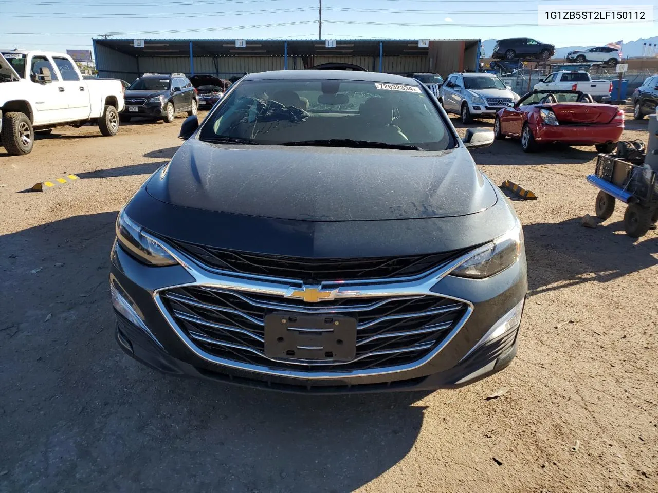 2020 Chevrolet Malibu Ls VIN: 1G1ZB5ST2LF150112 Lot: 72632334