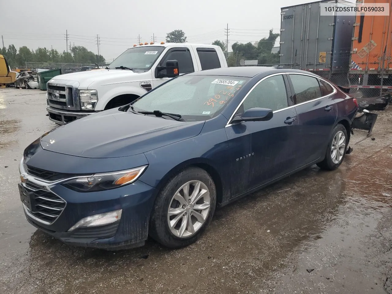 2020 Chevrolet Malibu Lt VIN: 1G1ZD5ST8LF059033 Lot: 72685704