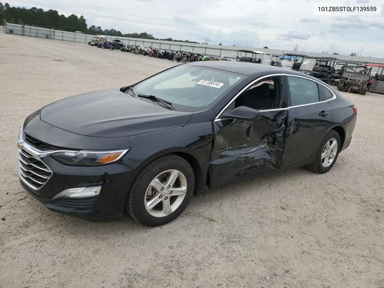 2020 Chevrolet Malibu Ls VIN: 1G1ZB5ST0LF139559 Lot: 72738514