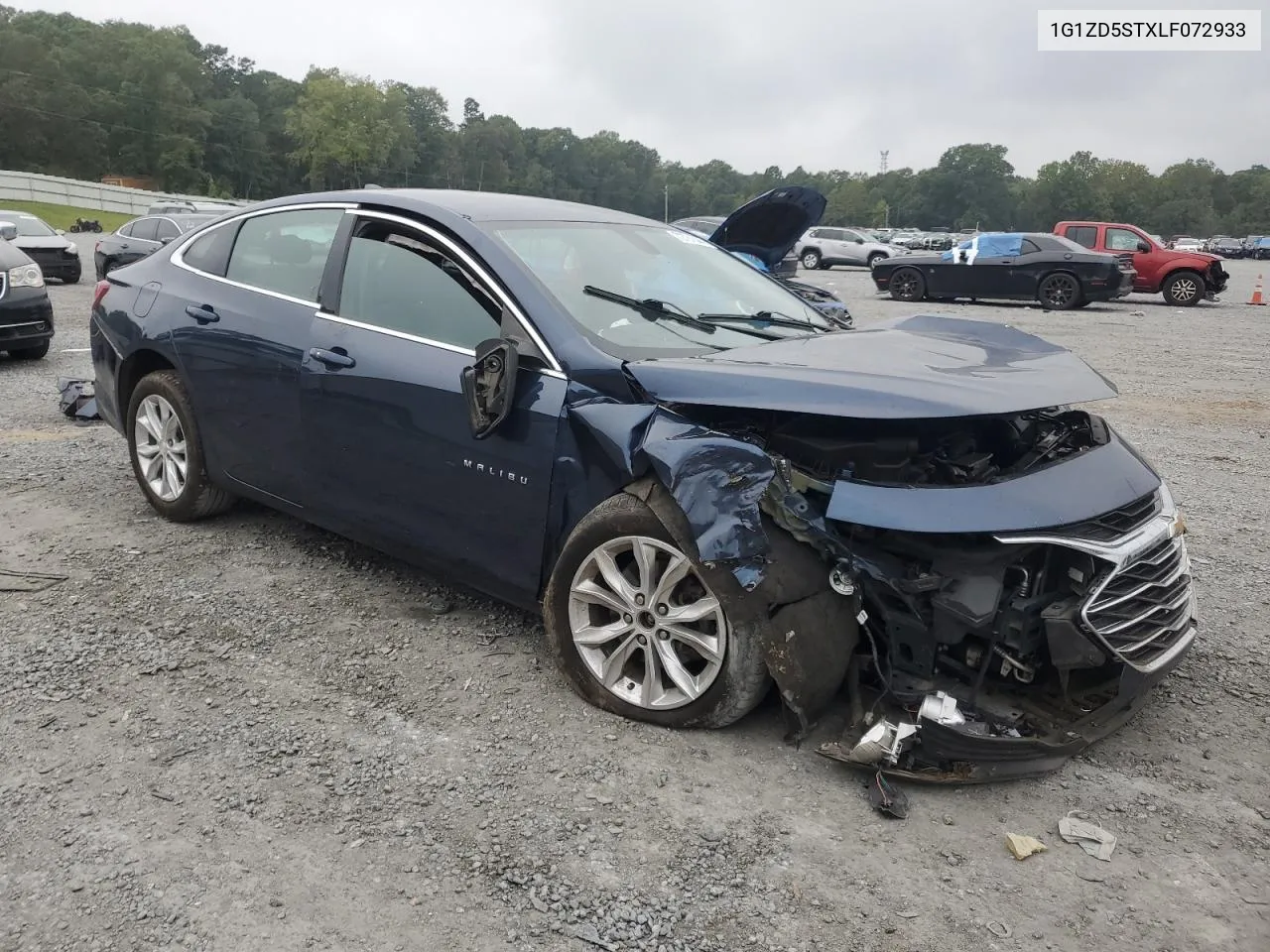 2020 Chevrolet Malibu Lt VIN: 1G1ZD5STXLF072933 Lot: 72781544