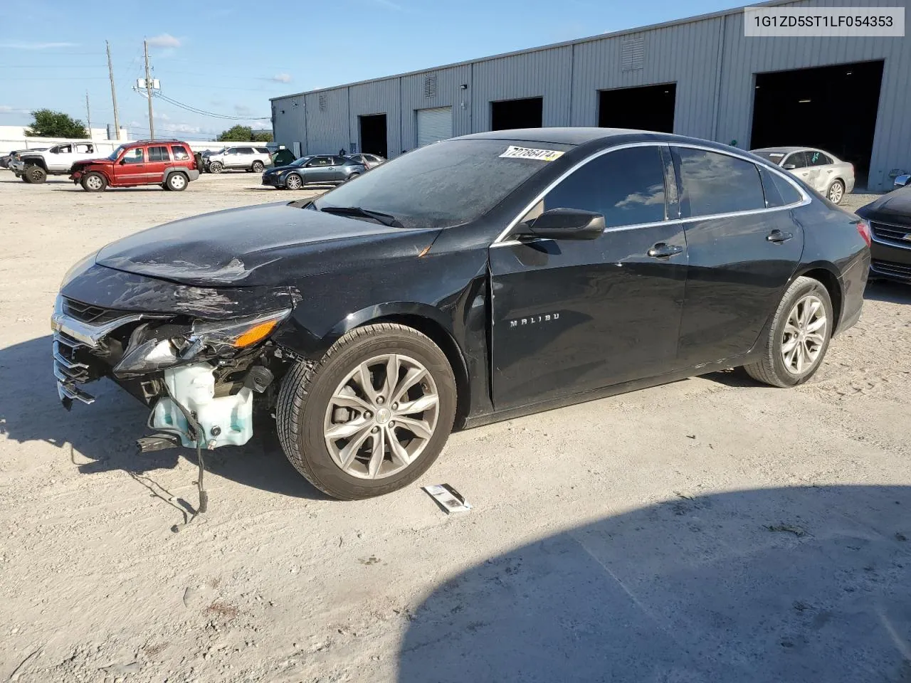 2020 Chevrolet Malibu Lt VIN: 1G1ZD5ST1LF054353 Lot: 72786474