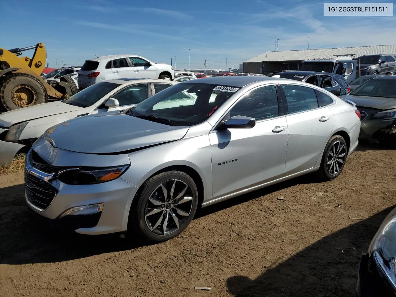 2020 Chevrolet Malibu Rs VIN: 1G1ZG5ST8LF151511 Lot: 72817994