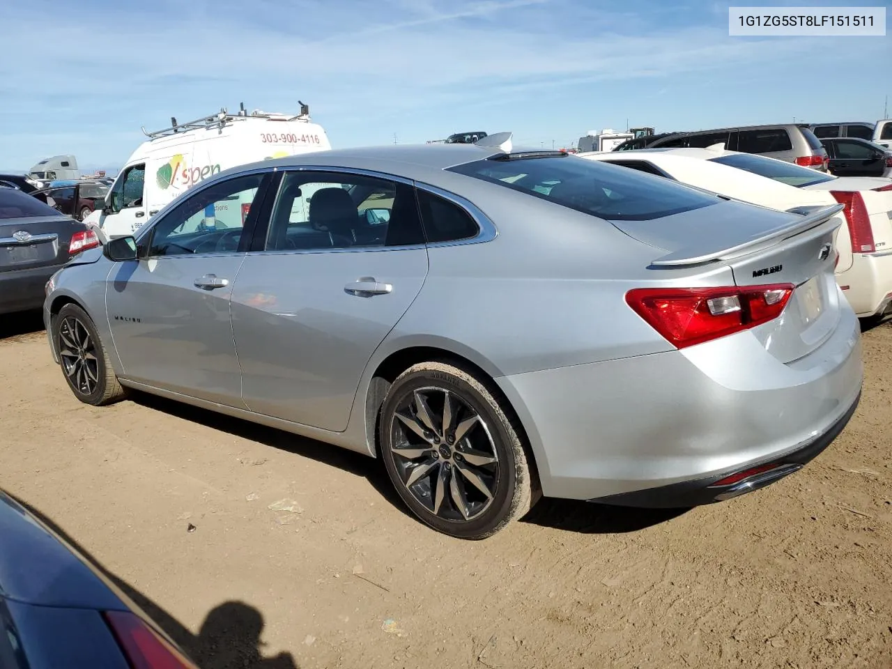 2020 Chevrolet Malibu Rs VIN: 1G1ZG5ST8LF151511 Lot: 72817994