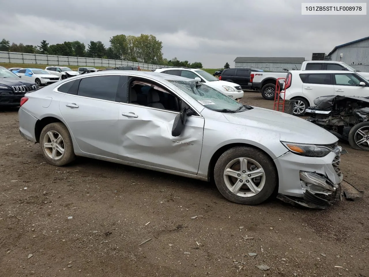 2020 Chevrolet Malibu Ls VIN: 1G1ZB5ST1LF008978 Lot: 72965844