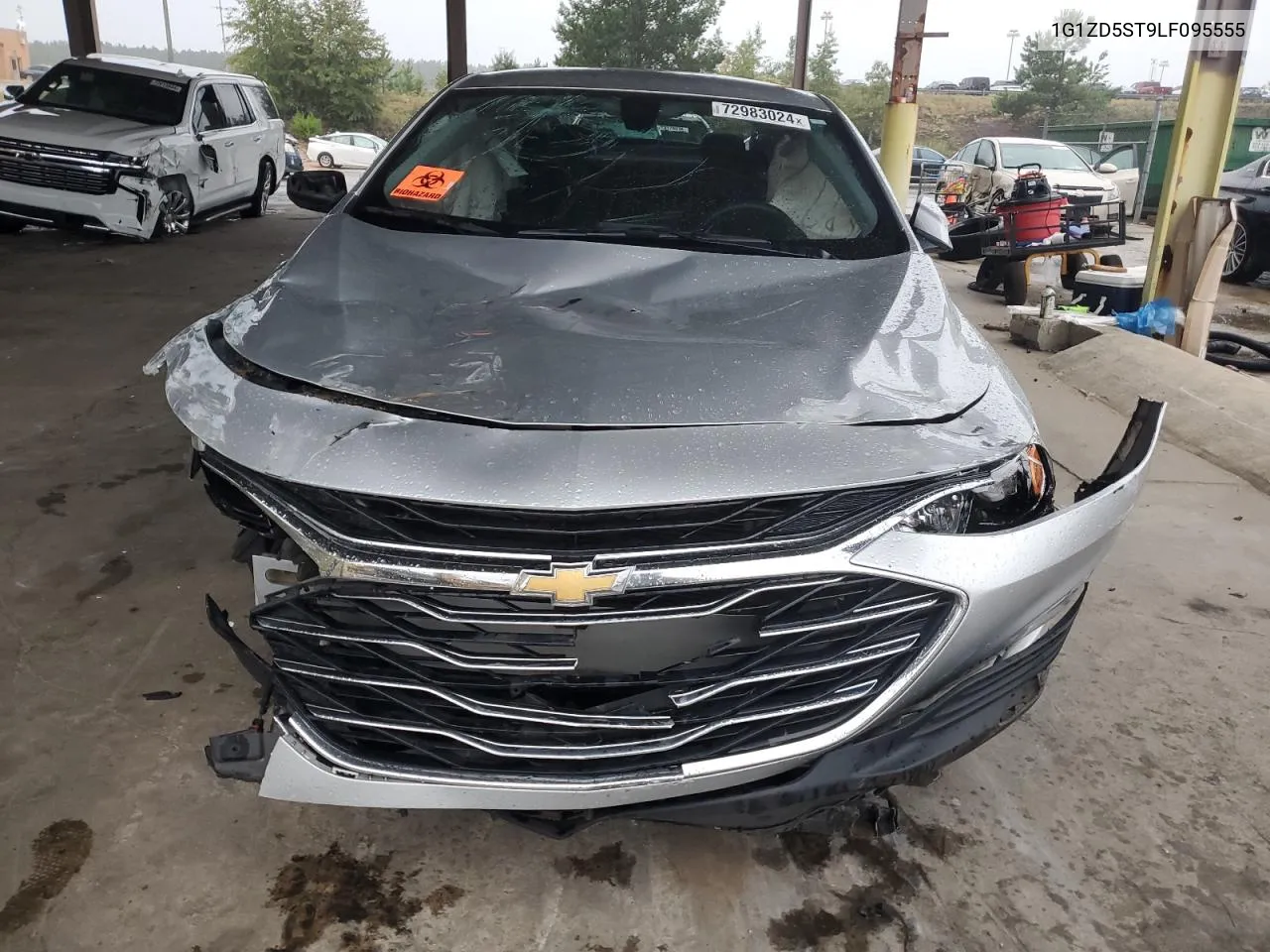 2020 Chevrolet Malibu Lt VIN: 1G1ZD5ST9LF095555 Lot: 72983024