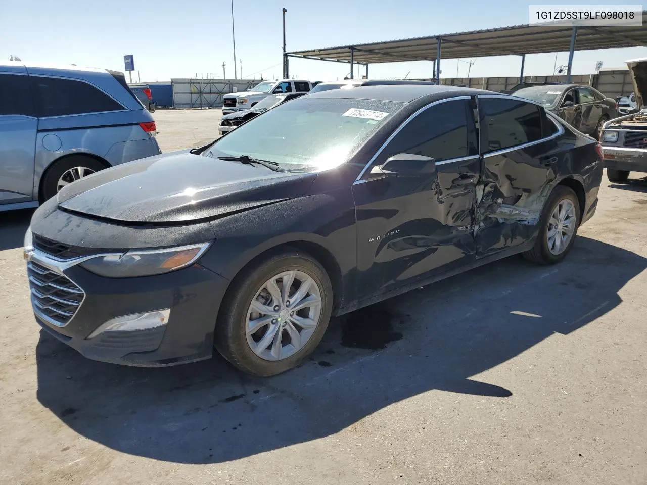 2020 Chevrolet Malibu Lt VIN: 1G1ZD5ST9LF098018 Lot: 72985754