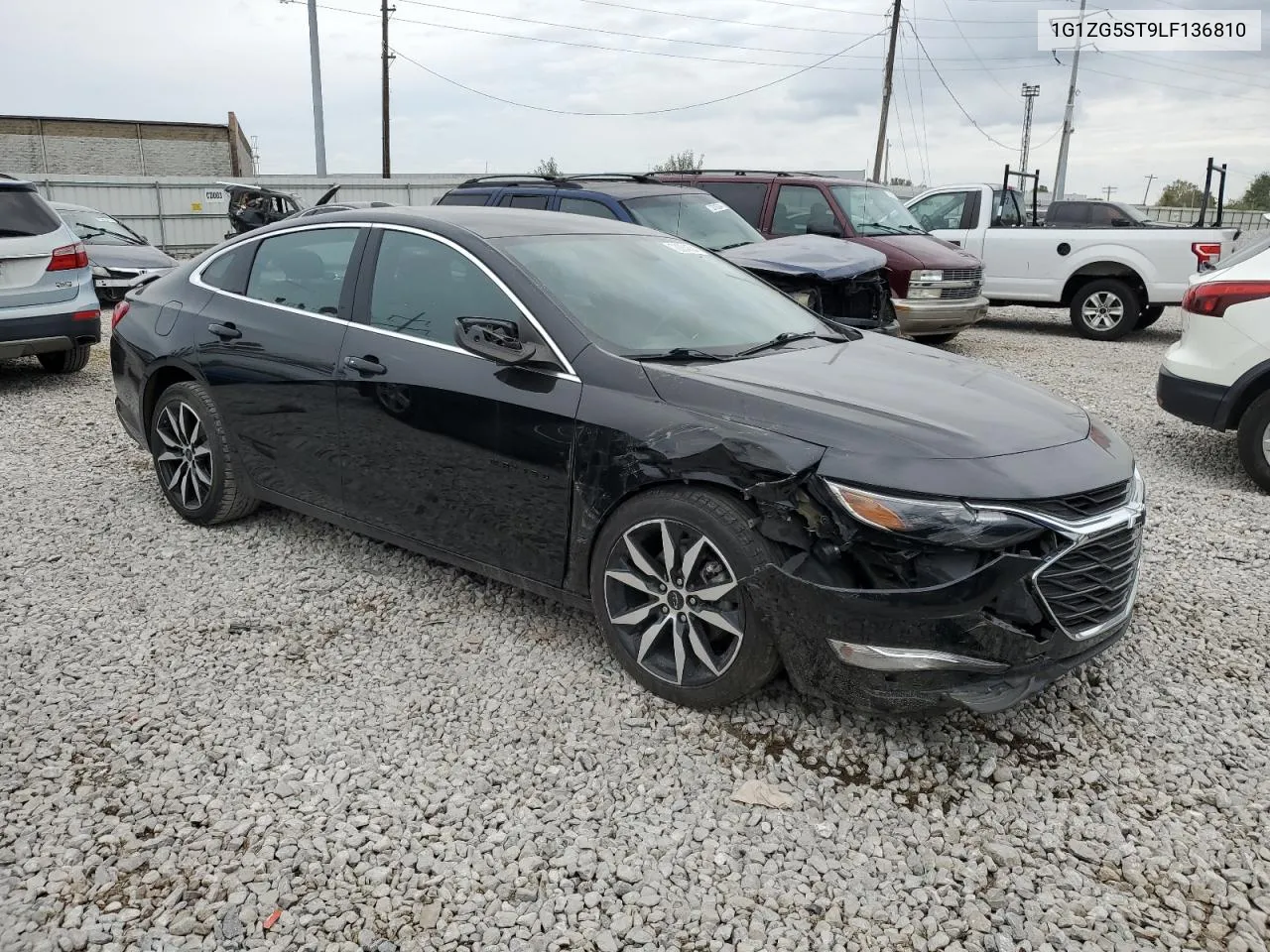 2020 Chevrolet Malibu Rs VIN: 1G1ZG5ST9LF136810 Lot: 73064504