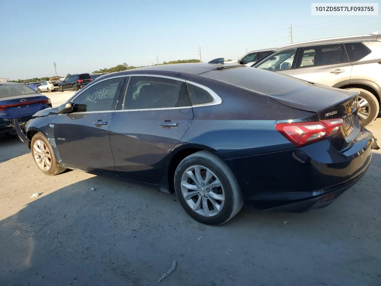 2020 Chevrolet Malibu Lt VIN: 1G1ZD5ST7LF093755 Lot: 73144444