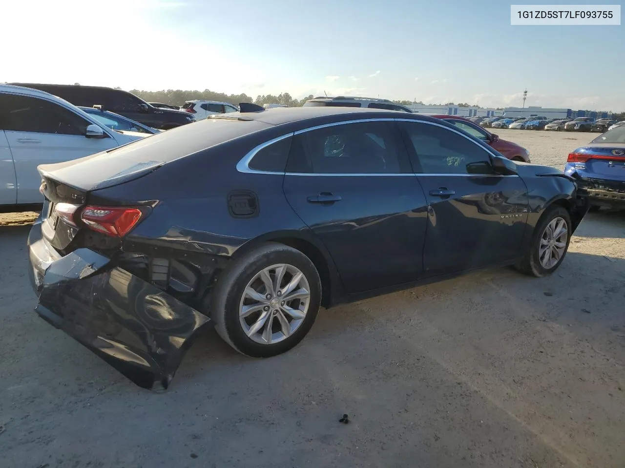 2020 Chevrolet Malibu Lt VIN: 1G1ZD5ST7LF093755 Lot: 73144444