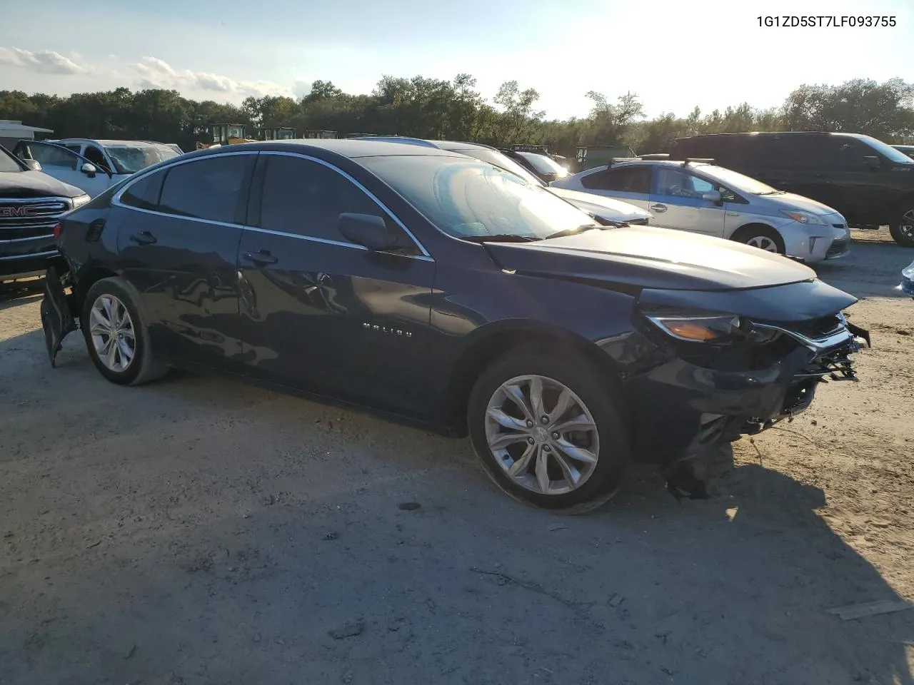 2020 Chevrolet Malibu Lt VIN: 1G1ZD5ST7LF093755 Lot: 73144444